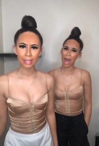 Hot Nel.Twinnys in Beige Corset