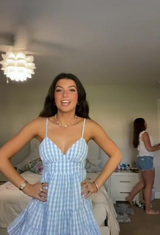 4. Hot Ellie Zeiler in Checkered Sundress