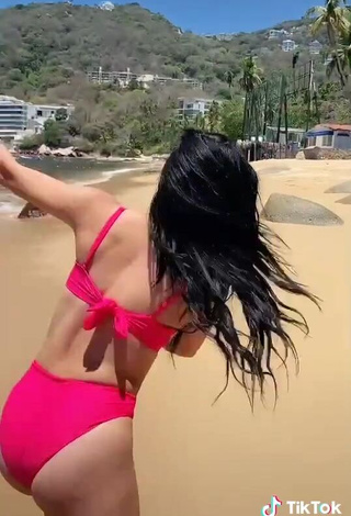 4. Hot Ely Blancarte in Pink Bikini at the Beach