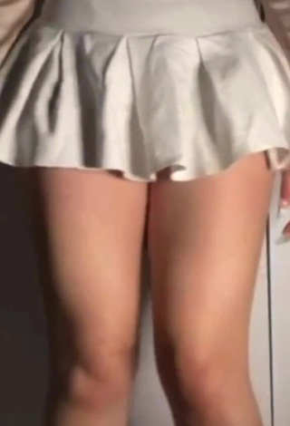 4. Hot Sonia Mayu in White Skirt