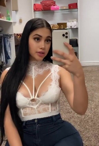 4. Alluring Jailyne Ojeda Ochoa in Erotic White Crop Top