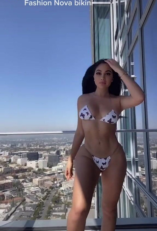 1. Beautiful Jailyne Ojeda Ochoa in Sexy Bikini on the Balcony