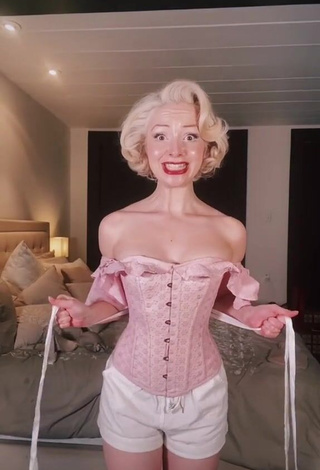 3. Sexy Jasmine Chiswell in Pink Corset