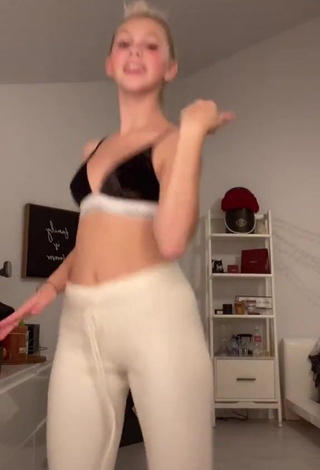 1. Hot Jordyn Jones in Black Sport Bra