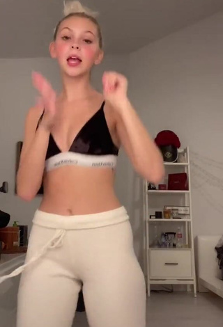 3. Hot Jordyn Jones in Black Sport Bra