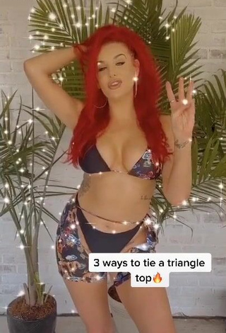 1. Hottie Justina Valentine Shows Cleavage in Bikini