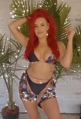 Hottie Justina Valentine Shows Cleavage in Bikini