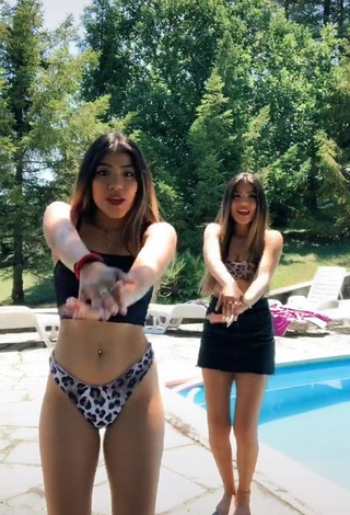 3. Desirable Melissa & Cassandra Tejada in Crop Top at the Pool