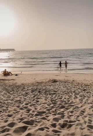 3. Cute Diana in Bikini at the Beach