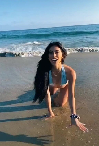 1. Hottie Lauren Kettering in Blue Bikini at the Beach