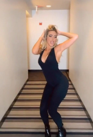 Hot Lele Pons in Black Overall