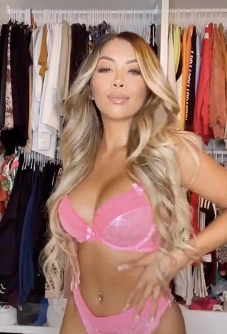 4. Hot Liane Valenzuela in Pink Lingerie