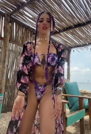 1. Hot Lilacoloridas in Floral Bikini