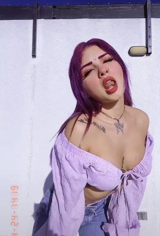 1. Sweetie Lilacoloridas in Purple Crop Top