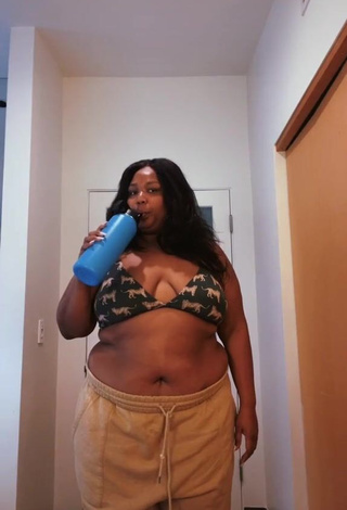 Sexy Lizzo in Bikini Top