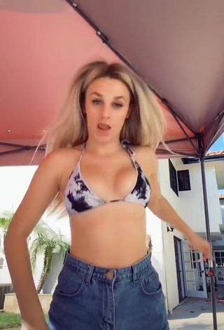 1. Hottie Madi Monroe Shows Cleavage in Bikini Top