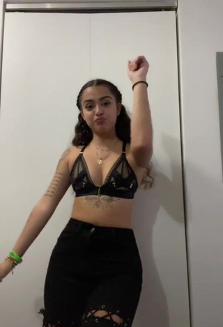 4. Hot Malu Trevejo in Black Bra