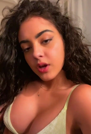 Alluring Malu Trevejo Shows Cleavage