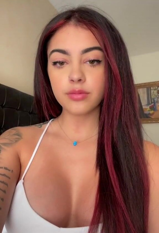 1. Malu Trevejo Shows her Cute Cleavage