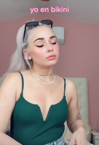 1. Sexy Marian Krawstor in Green Top