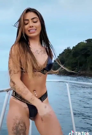 4. Cute Mirella Fernandez in Bikini on a Boat