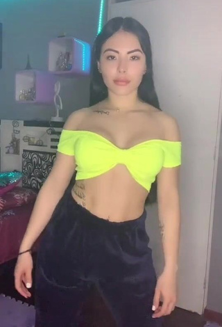 Seductive Natalia in Crop Top