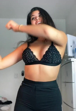 3. Desirable Nicole García in Black Bra