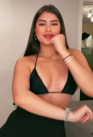 1. Hottie Nicole García in Black Bikini Top