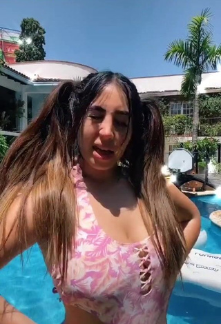 1. Desirable Ana Daniela Martínez Buenrostro in Swimsuit at the Pool