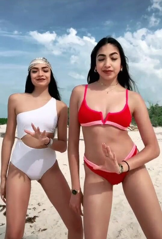 1. Sexy Rosalinda Salinas in Bikini at the Beach