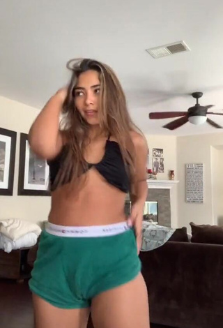 Hot Sienna Mae Gomez in Green Panties