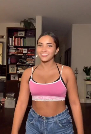 1. Sexy Sienna Mae Gomez in Crop Top