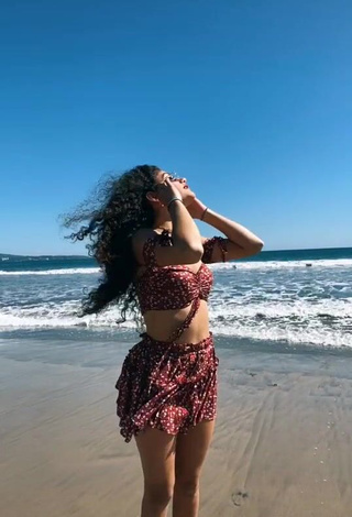 3. Beautiful Sofia Mata in Sexy Crop Top at the Beach