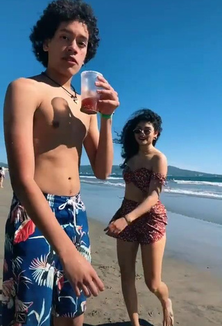 1. Sweetie Sofia Mata in Crop Top at the Beach