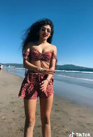 3. Sweetie Sofia Mata in Crop Top at the Beach