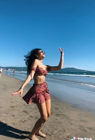 4. Sweetie Sofia Mata in Crop Top at the Beach