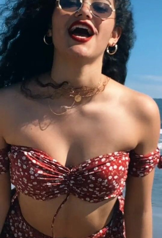 Hot Sofia Mata in Crop Top at the Beach