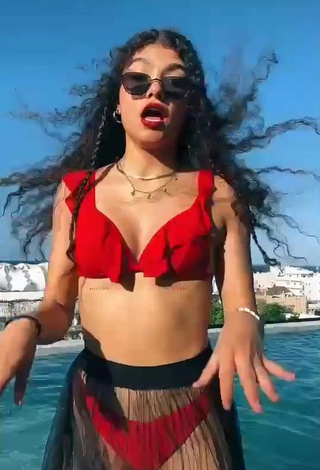 1. Hottest Sofia Mata in Red Bikini