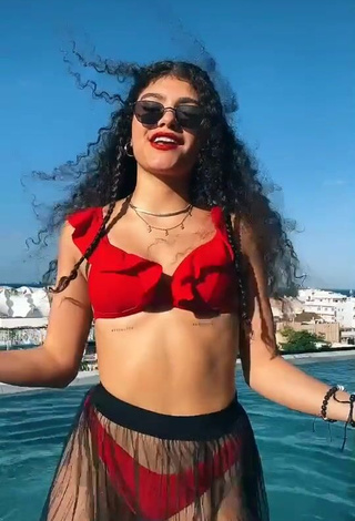 Hottest Sofia Mata in Red Bikini