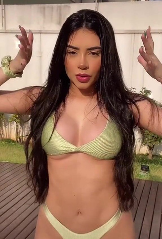 4. Sexy Tainá Costa in Golden Bikini