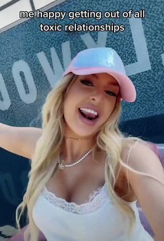 1. Cute Tana Mongeau Shows Cleavage