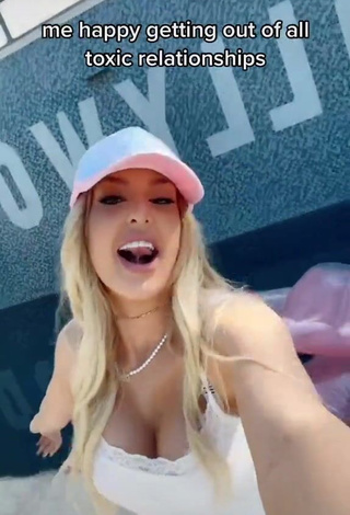 Cute Tana Mongeau Shows Cleavage