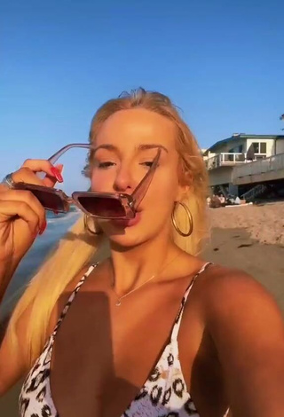 1. Sexy Tana Mongeau in Bikini Top at the Beach