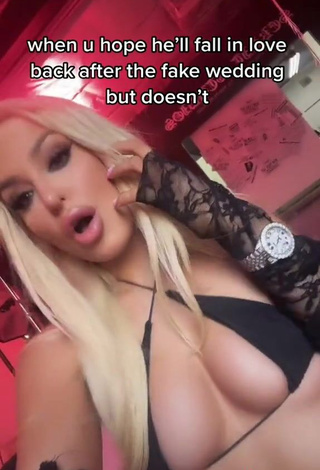 4. Sexy Tana Mongeau in Black Mini Bikini