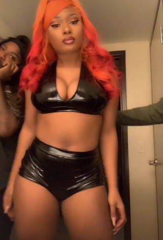 1. Hot Megan Thee Stallion Shows Cleavage