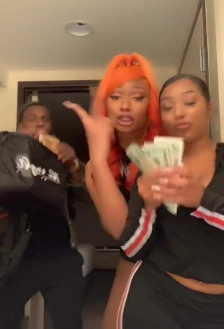 3. Sweetie Megan Thee Stallion Shows Cleavage