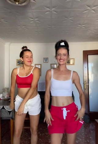 Hot Romi & Angeles Mengual in Crop Top