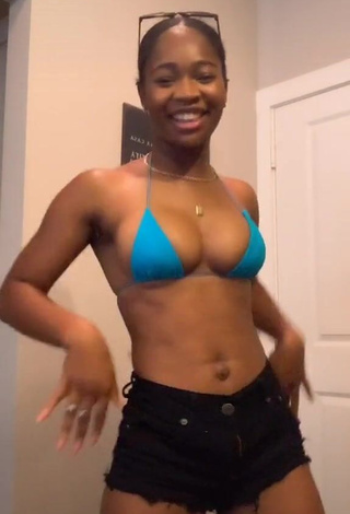 Hot Angel Ogbonna in Black Shorts (Side Boob)