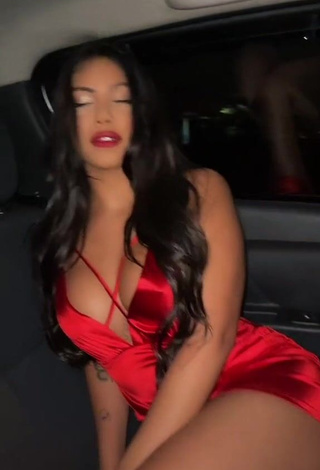 1. Hot Ayarla Souza in Red Dress