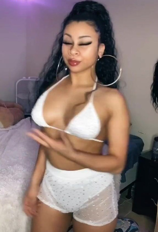 1. Desirable BbygShai in White Bikini Top